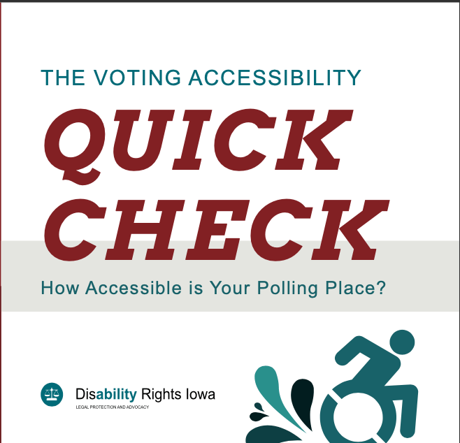Cover of The Voting Accessibility Quick Check.